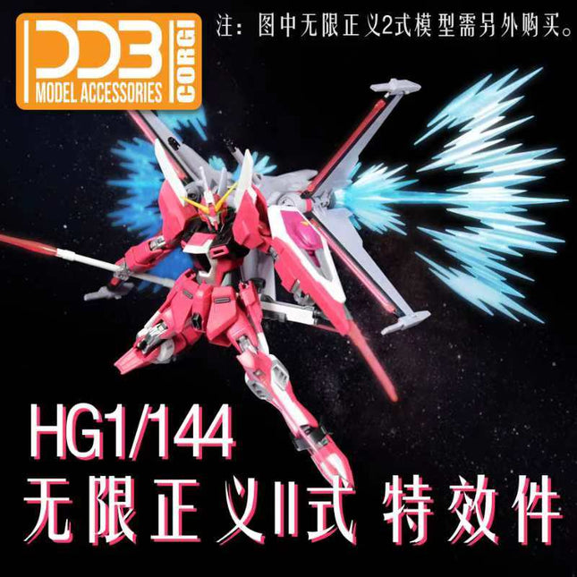 FLUORESCENT EFFECT EXPANSION & DISPLAY BASE FOR HG INFINITE JUSTICE GUNDAM TYPE II