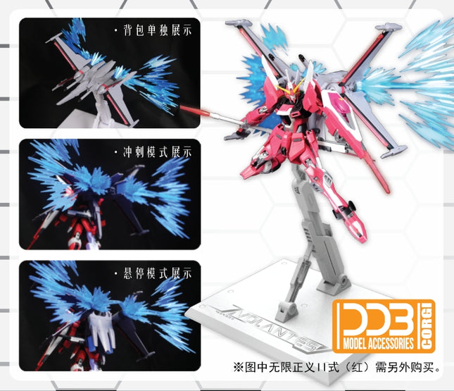 FLUORESCENT EFFECT EXPANSION & DISPLAY BASE FOR HG INFINITE JUSTICE GUNDAM TYPE II