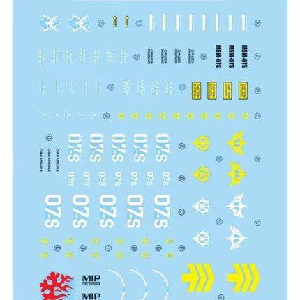 MG-157 | 1/100 CHAR'S Z'GOK FLUORESCENT WATERSLIDE DECAL