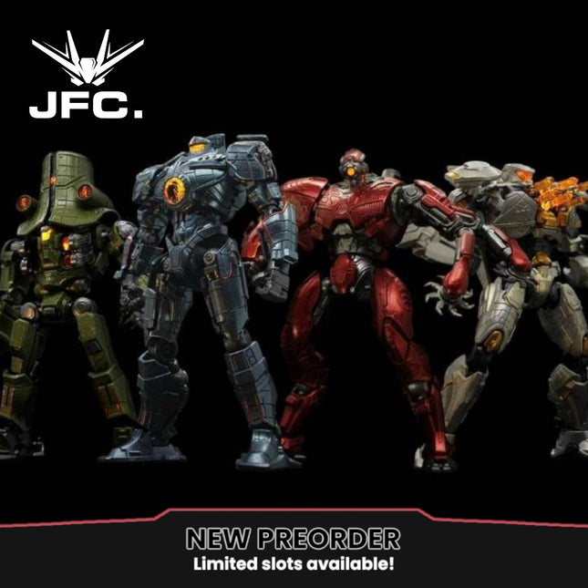 PREORDER-Q3 2025🔥PACIFIC RIM SET OF 4 JAEGER