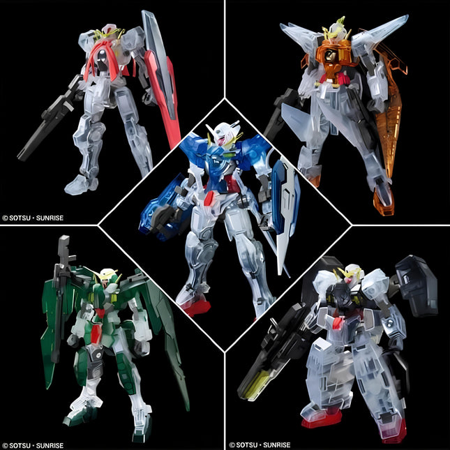 HG 1/144 GUNDAM 00 1ST SEASON MS SET [CLEAR COLOR] - LIMITED ITEM