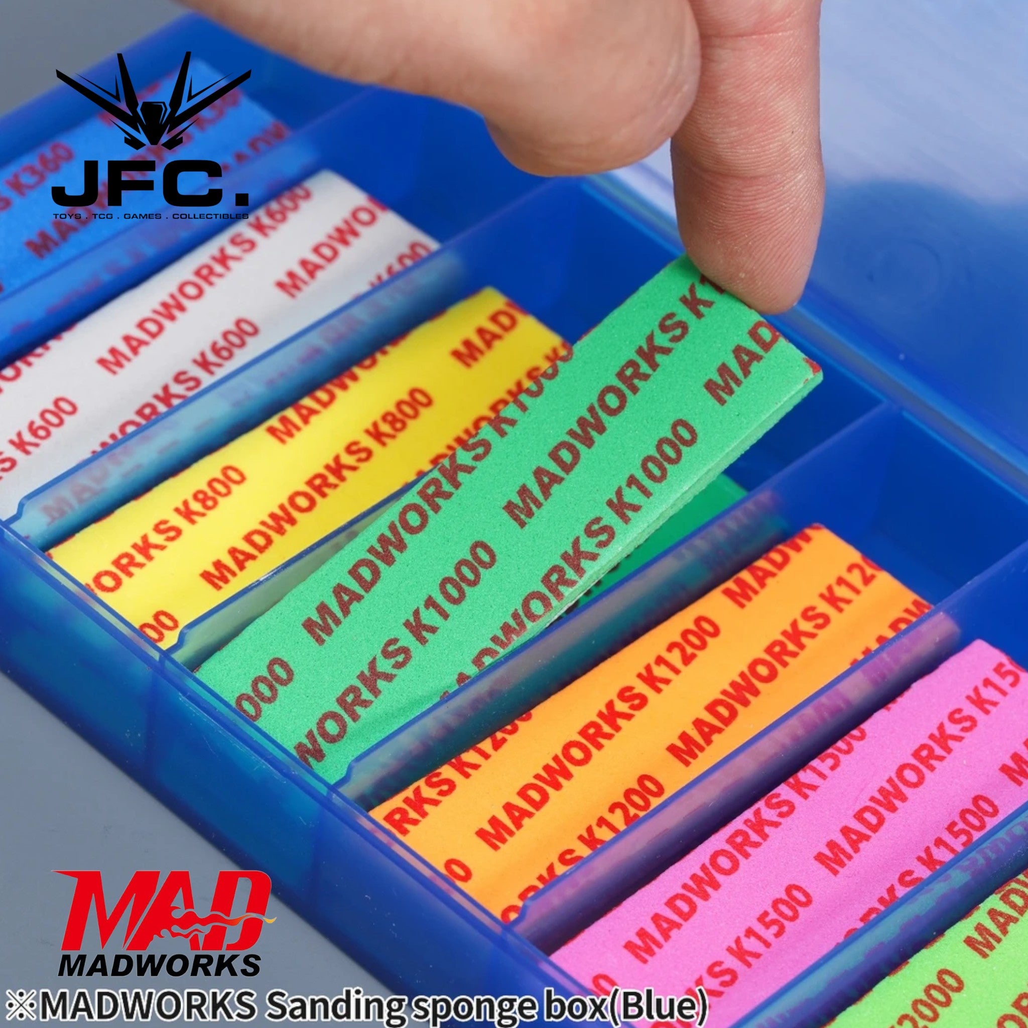 BLUE SANDING SPONGE BOX (NO SANDING SPONGE) – JFC.