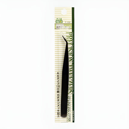 MNEF-102 CATION COATED ANGLED AA TWEEZERS