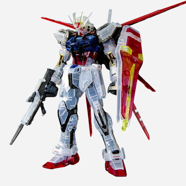 RG 1/144 AILE STRIKE GUNDAM & SKYGRASPER (LAUNCHER/SWORD PACK SET) [CLEAR COLOR] - GUNDAM BASE LIMITED