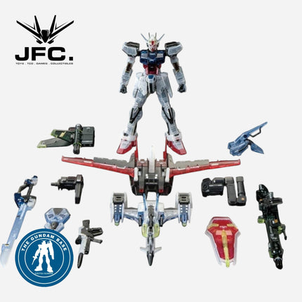 RG 1/144 AILE STRIKE GUNDAM & SKYGRASPER (LAUNCHER/SWORD PACK SET) [CLEAR COLOR] - GUNDAM BASE LIMITED