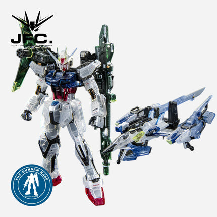 RG 1/144 AILE STRIKE GUNDAM & SKYGRASPER (LAUNCHER/SWORD PACK SET) [CLEAR COLOR] - GUNDAM BASE LIMITED