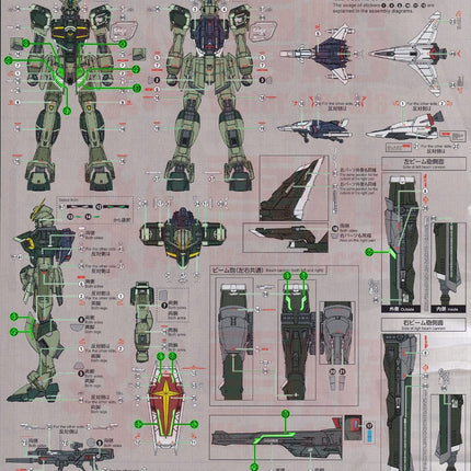 RG-57 | 1/144 BLAST IMPULSE GUNDAM SPEC II FLUORESCENT WATERSLIDE DECAL