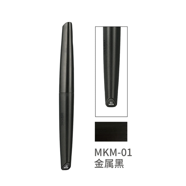 MKM-01 METALLIC BLACK SOFT TIPPED MARKER