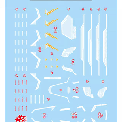 HG-97 1/144 DUEL BLITZ GUNDAM FLUORESCENT WATERSLIDE DECAL