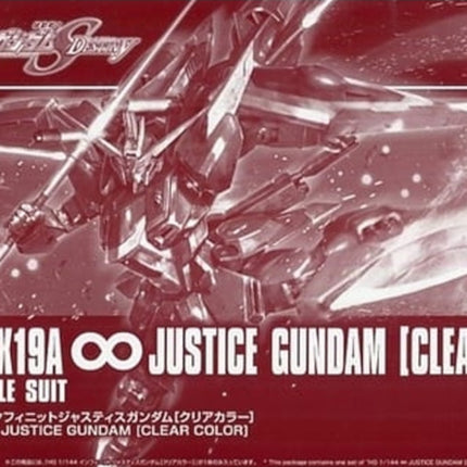 HG 1/144 INFINITE JUSTICE GUNDAM (CLEAR COLOR) - LIMITED ITEM