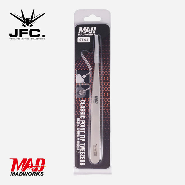 ST-02 CLASSIC POINT TIP TWEEZERS