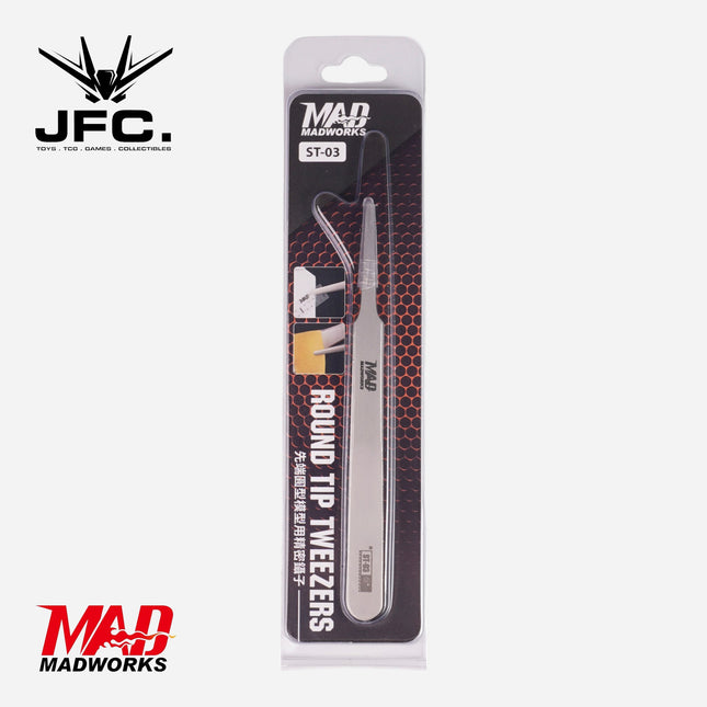 ST-03 ROUND TIP TWEEZERS