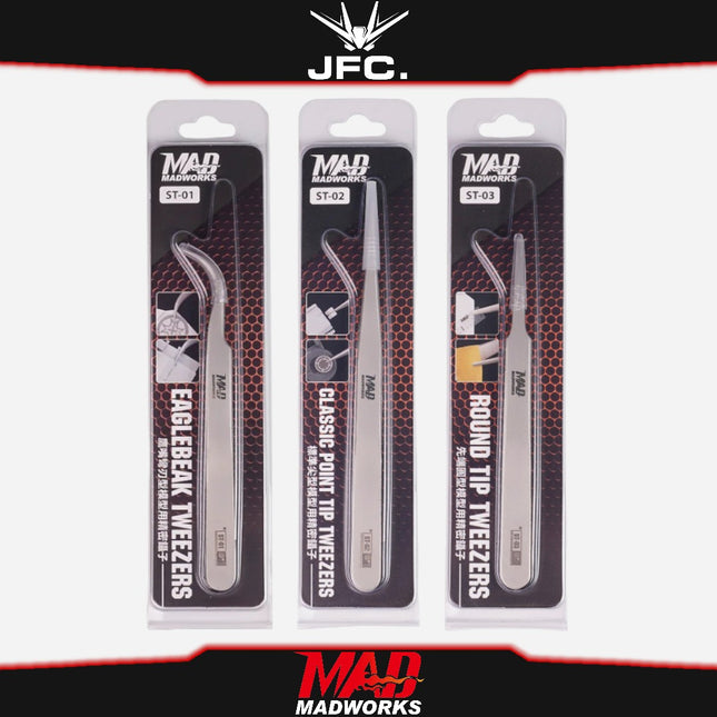 MADWORKS PRECISION TWEEZERS (ST-01 / ST-02 / ST-03)