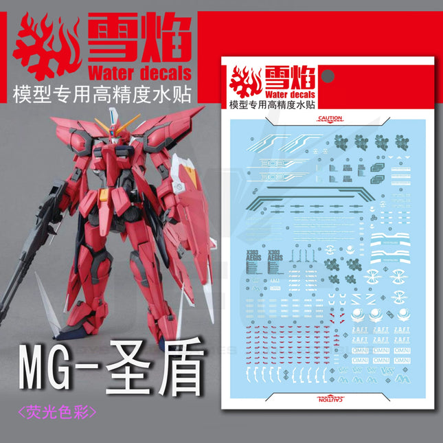 MG-90 | 1/100 AEGIS FLUORESCENT WATERSLIDE DECAL
