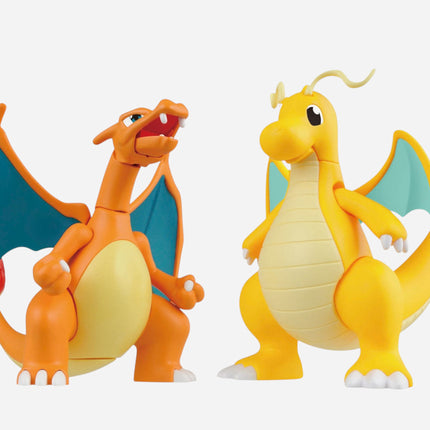 POKEMON PLAMO COLLECTION 43 SELECT SERIES CHARIZARD (BATTLE VER.) & DRAGONITE VS SET