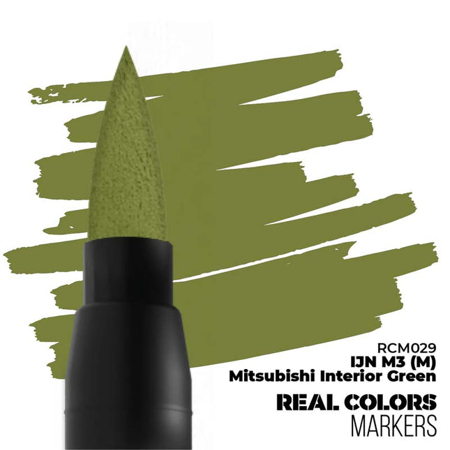 RCM029 IJN M3 (M) MITSUBISHI INTERIOR GREEN RC MARKER