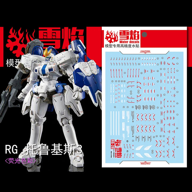 RG-28-2 | 1/144 TALLGEESE III FLUORESCENT WATERSLIDE DECAL