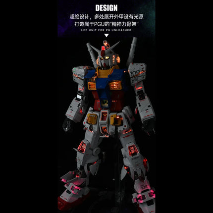 PREORDER-FEB 2025🔥LED UNIT + DISPLAY BASE FOR PG UNLEASHED RX-78-2 GUNDAM (PREMIUM EDITION) - (READ DESCRIPTION)